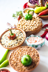 Organic food concept