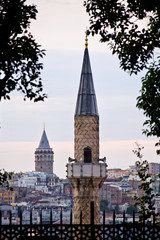 Naklejka premium Minaret of a mosque