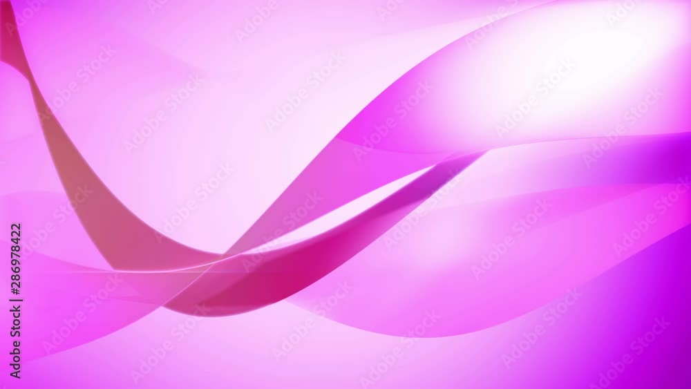 Poster 3d rendering of smooth curved line in slow motion and seamless loop. fine holiday or vacation backdr