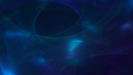  3D rendering multicolored abstract fractal on black background