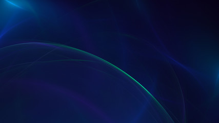  3D rendering multicolored abstract fractal on black background