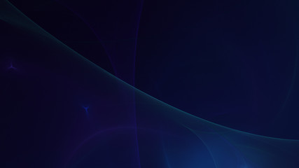  3D rendering multicolored abstract fractal on black background