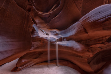The Magic Antelope Canyon in the Navajo Reservation, Arizona, United States.