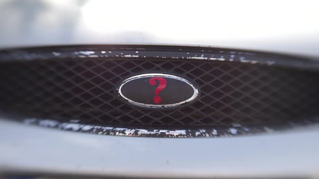car manufacturer, close-up of an unknown manufacturer's logo