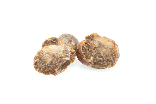 Truffle mushroom. White gourmet truffle mushroom isolated on white background