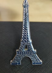 eiffel tower isolated on white background