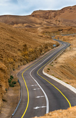 Landscape in Judean desert, Israel