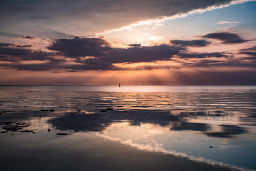 sonnenaufgang am mmeer