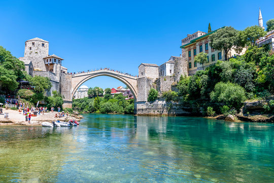 Stari Most bridge, Mostar, Bosnia and Herzegovina