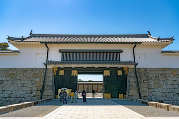 Naklejka premium 京都 二条城 東大手門