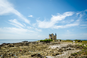 Castle house at the coast of Quiberon