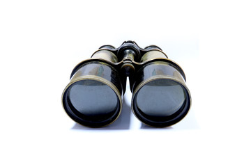 vintage binocular from world war 1 era, looking to the past of world history