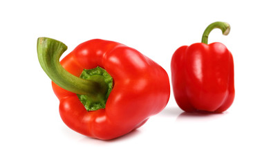 red pepper isolated on white background