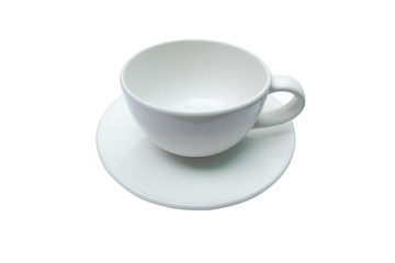coffee​/tea​ cup​ white​ color​ isolated.​ white​ coffee​ cup​ on​ white​ background.