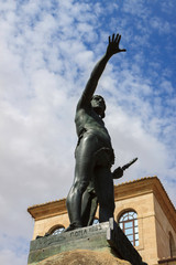 Zamora,Spain,9,2013;statue of viriato