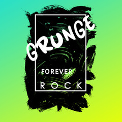 t-shirt and apparel design with grunge effect and textured lettering.