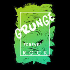 t-shirt and apparel design with grunge effect and textured lettering.