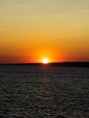 Tramonto in mare