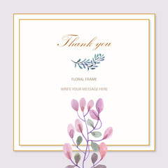 card with flowers