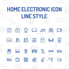 Home Electronic - Line Icon