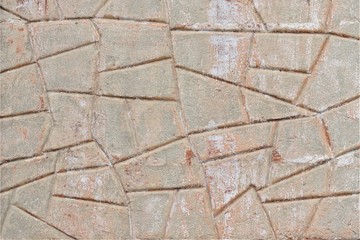 surface with extruded geometric pattern