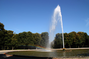 Die große Fontäne in den Herrenhäuser Gärten