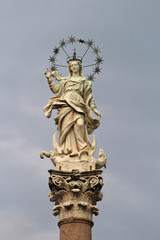 Fototapeta na wymiar Virgin Mary of the Stars, Lucca, Italy.