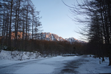 戸隠森林公園の朝