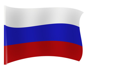  Flag of Russian Federation (Russia),textured background, Symbols of Russia 