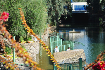 Baptism in the Jordan River (Yardenit, Israel)