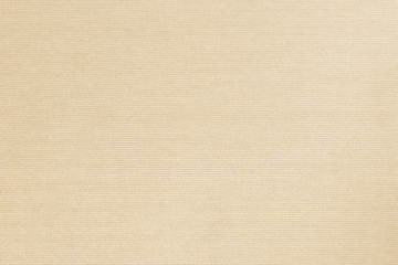 Cotton fabric woven textile textured background in yellow gold cream beige color .