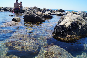 sea and rocks