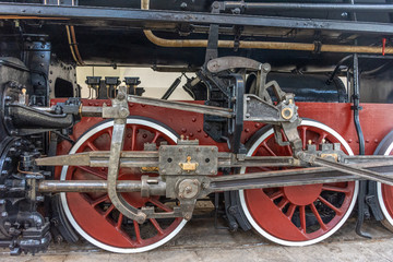  Old steam train restored