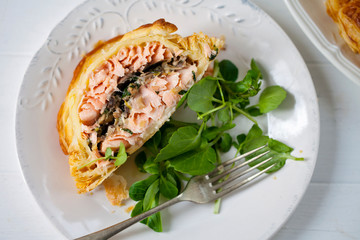 Salmon en croute