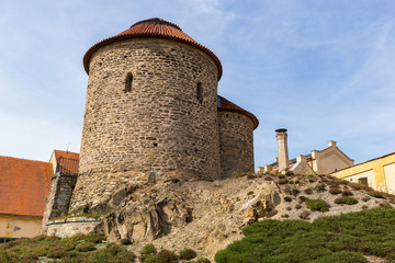 Fototapeta na wymiar The Rotunda of St.Catherine, Znojmo town, South Moravia, Czech republic
