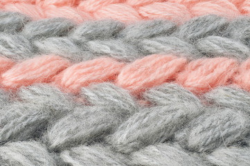 texture pattern of hand knitting large