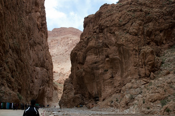 Tinerhir Morocco, walking into Todgha Gorge
