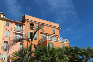 mediterranean architecture - Menton - French Riviera