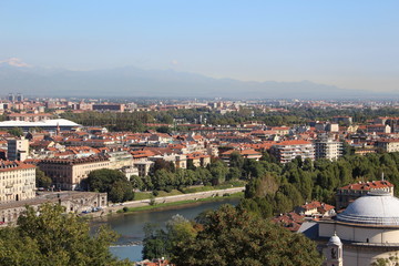 Fototapeta na wymiar Torino vista della citta