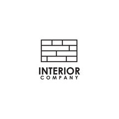 tile and concrete logo design for interior company
