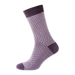 lilac volumetric sock, on a white background