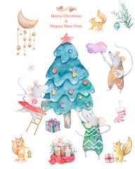 Chinese new year 2020 year of the rat , red and gold paper cut rat character, flower and asian elements with craft style on background. Chinese translation : Happy chinese new year 2020, year of rat