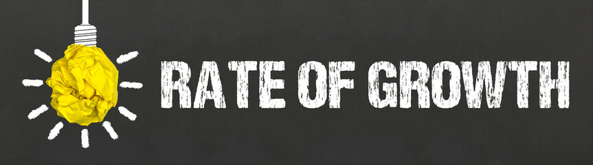 Fototapeta premium Rate of growth 
