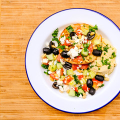Healthy Mediterranean Style Breakfast