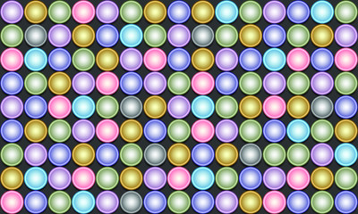 Colorful geometric circle shape background, vector illustration.