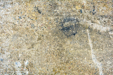Texture old rough surface of cement, concrete with large sand, stones fractions