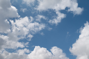 blue sky with clouds
