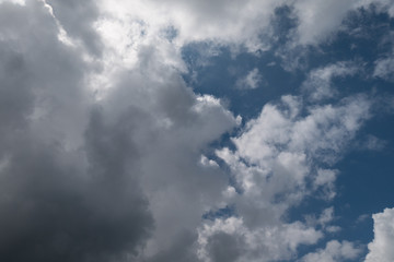 blue sky with clouds