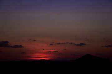 Fototapeta na wymiar por do sol no nordeste