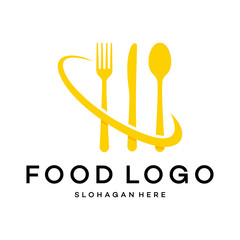 Food logo template vector, Food Restaurant logo design
